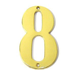 3.5'' H Metal House Number