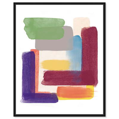 Toile de couleur iv ivoire pastel abstrait par Art Remedy