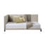Lit de jour double rembourré Cochrane en beige-2095916176