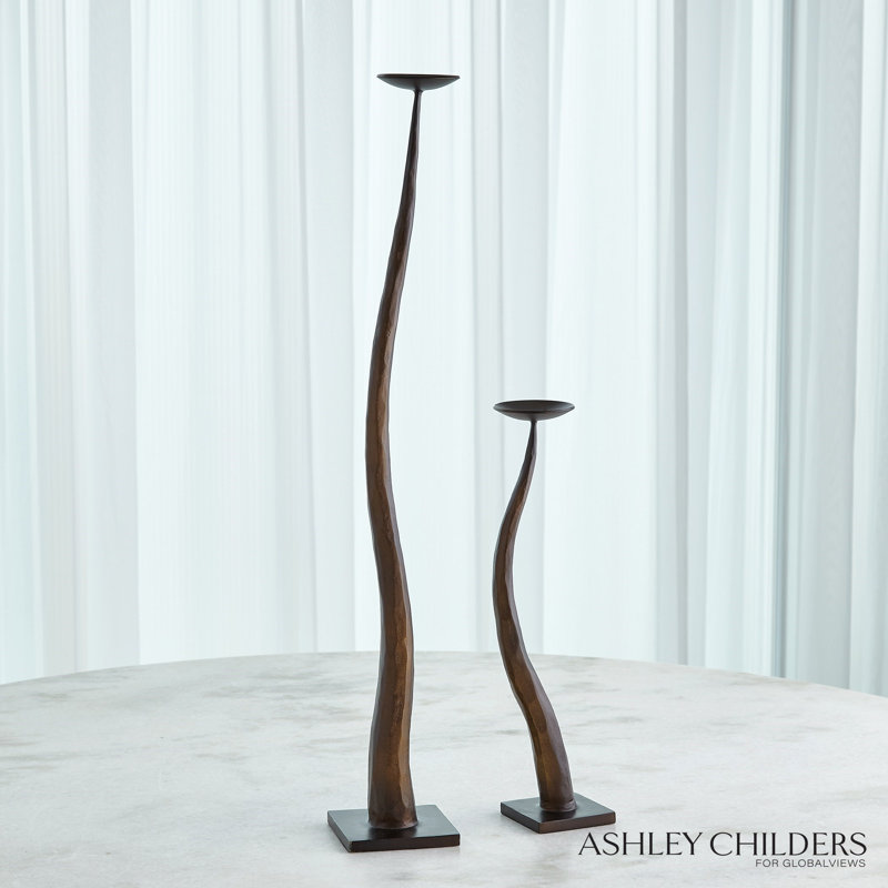 Chiseled Candle Holder-Short, 30" H x 4.5" W x 4.5" D