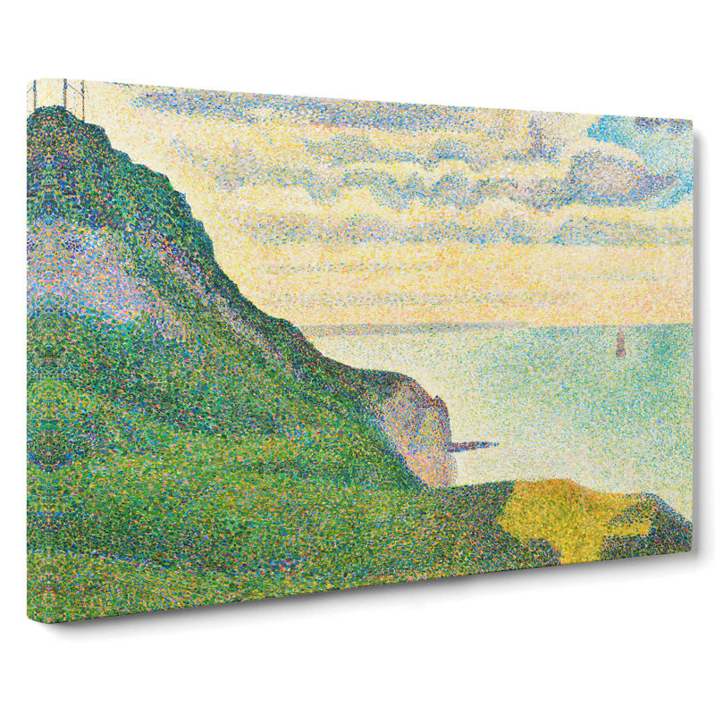 Seascape at Port-En-Bessin by Georges Seurat - Wrapped Canvas, 40cm H x 60cm W x 3cm D