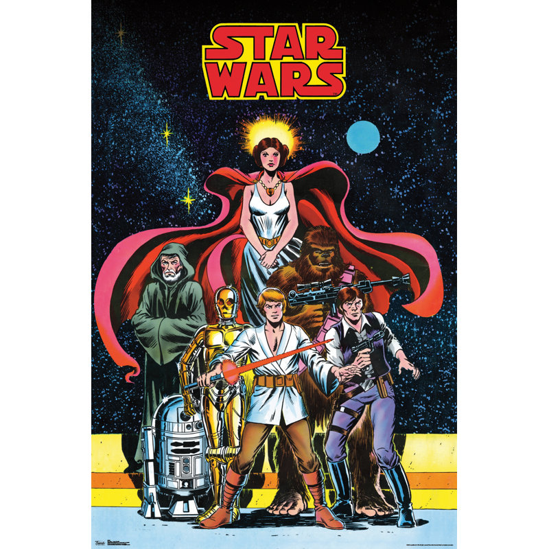 « star guerres »-impression sur papier comic