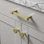 Deltana MP40U26D Decorative Cabinet Pull 4", Manhattan, Solid Brass in Brushed Chrome