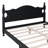  Wood Platform Bed Frame,Retro Style Platform Bed With Wooden Slat Support (Bed)-747759268-747759269