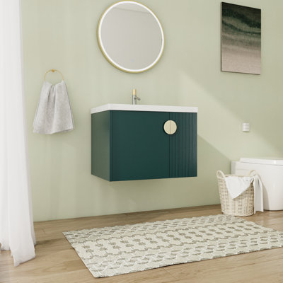 Meuble-lavabo simple 28 po avec comptoir en céramique