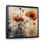 Black Floater Framed