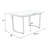Mishoe 38 " Extendable Rectangular Dining Table