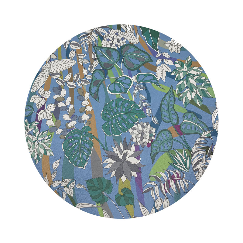 Sabi Jungle Pebble 16" Vinyl Placemat, Savuti