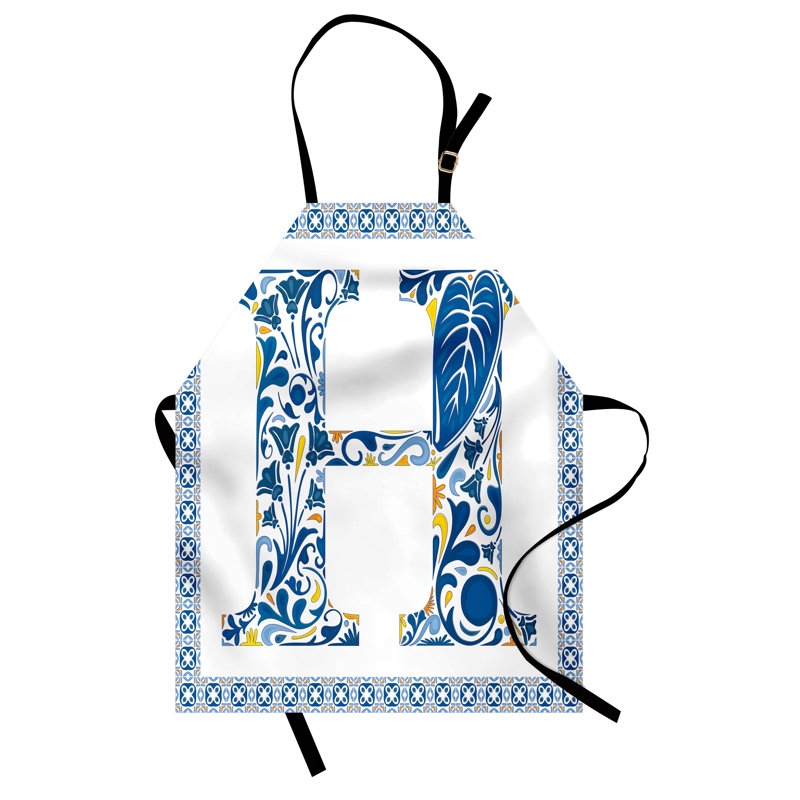 No Pattern Bib Apron, H
