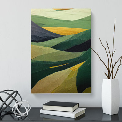 Kempner Japanese Forest Torn Paper - Wrapped Canvas