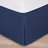 Bed Maker's No Lift Wrap Around Bed Skirt, 14" Drop, Queen, Navy-372373634-372373642