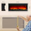 Symple Stuff Black Electric Fireplace with 5652 BTU-183325901