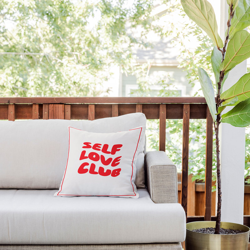  Polyester Indoor/Outdoor Throw Pillow, 16" x 16"