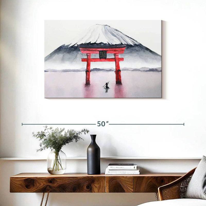 Porte Lilie Mont Fuji Torii, H 24 po x l 36 po