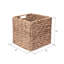 Square Wicker Storage Bin