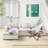 Askari 132" Feather Down Cozy Cloud Sofa