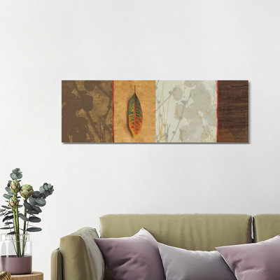 Leaf Song by Allison Pearce - Wrapped Canvas Panoramic Print