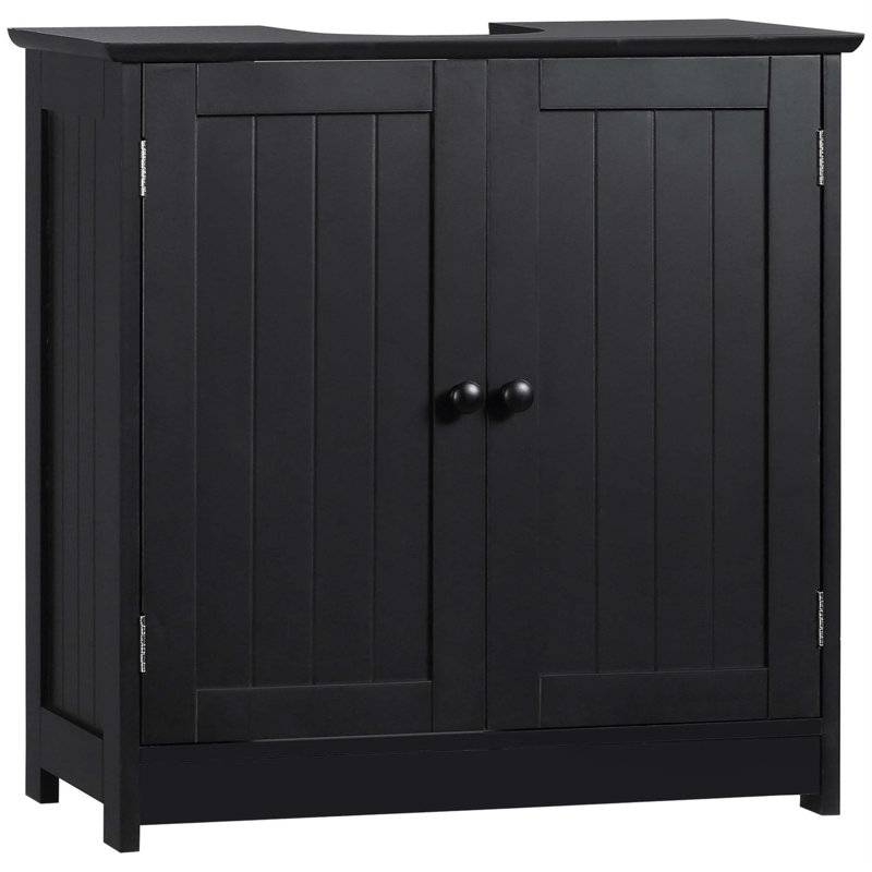 Armoire de rangement sur pied 23 po Kleankin, Noir, noir, noir, noir, Noir, noir, noir, noir
