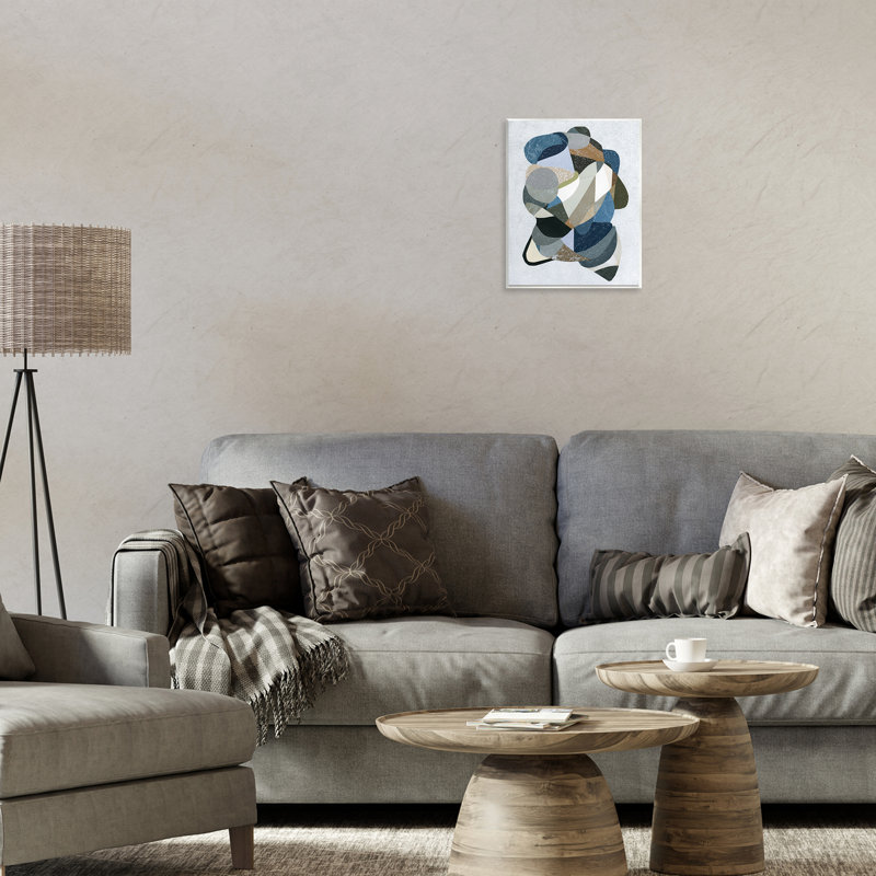 Fluid Movement Geometrics Wall Plaque, design by Coco Good
