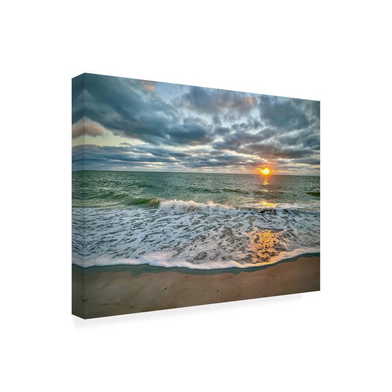 Art mural sur toile tendue - «Gods Glory» de Mary Lou Johnson pour décoration de salon, de chambre à coucher ou de bureau - 35 x 47