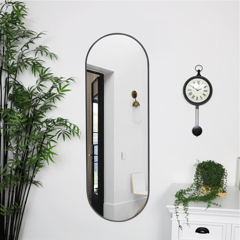 Metal Oval Mirror