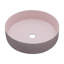 Lavabo de salle de bain en céramique rose 15,75 "X 15,75"-1853399636