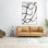 «Sparkle Geometric 1 Black and White», reproduction d'art sur toile