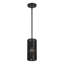 Mini-luminaire suspendu noir 1 lumière Mata