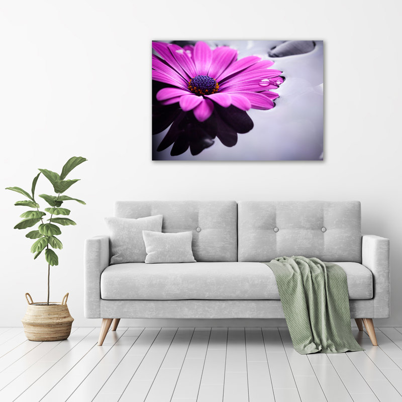 Gerbera - No Frame Print on Glass