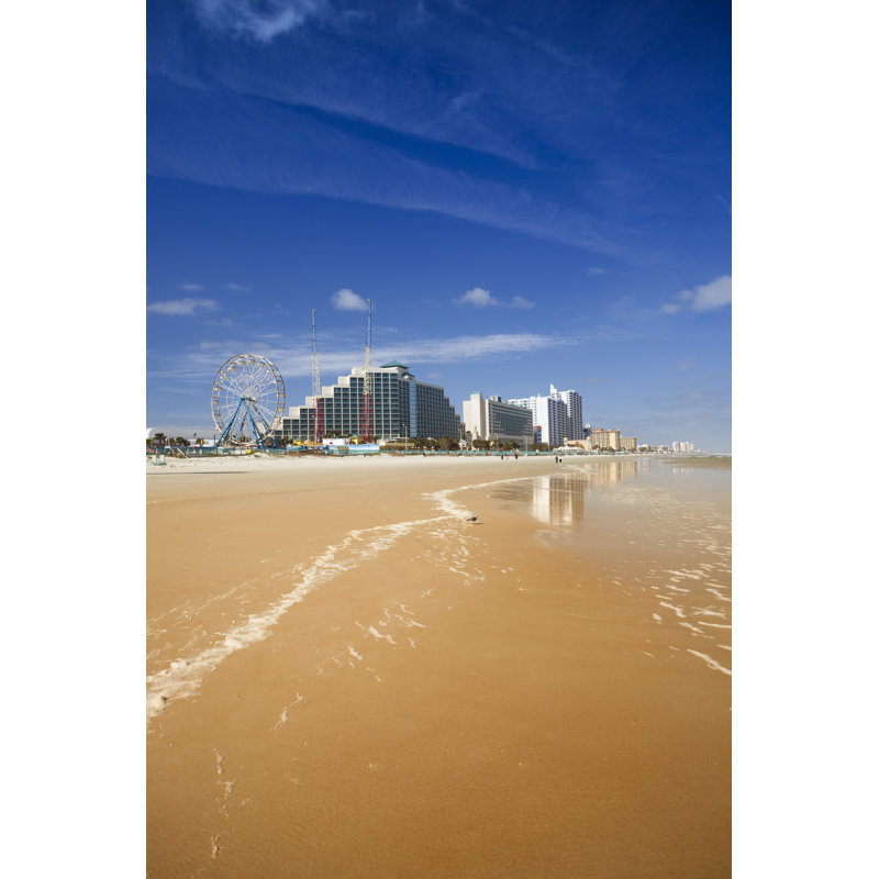 Hotels And Attraction In Daytona Beach by Pgiam - Wrapped Canvas Print, 46cm H x 30cm W