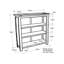 Southampton 90cm H x 90cm W Standard Bookcase
