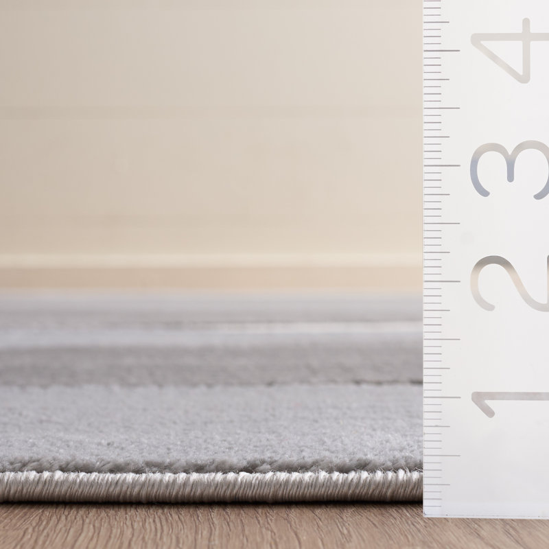 Saylor 100 Performance Abstract Indoor Rug, Square 6'3"