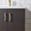 Kessia 24" Free-stangding Modern Black Single Bathroom Vanity Set