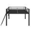 Lit mezzanine avec bureau Gaming, DEL