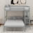Twin Over Full Bunk Bed With Built-In Desk And Three Drawers-349565533
