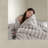 Ultra-soft Faux Fur Bedding Sets, Light Gray, Cozy Home Comfort