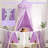 Large Bed Canopy with Star Lights, Double Layer Canopy for Bed,  Canopy Bed Curtain-114690062