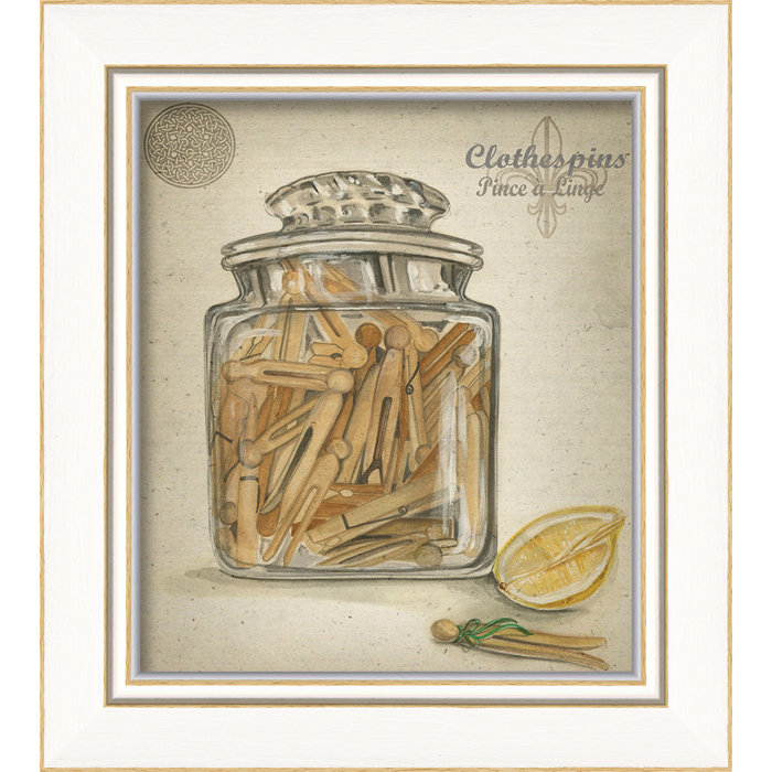 " Clothes Pins " Graphic Art Print