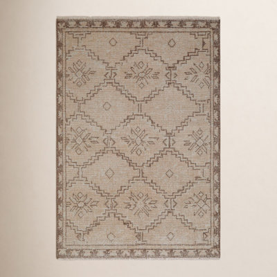 Hand-Knotted Oriental Wool Rug
