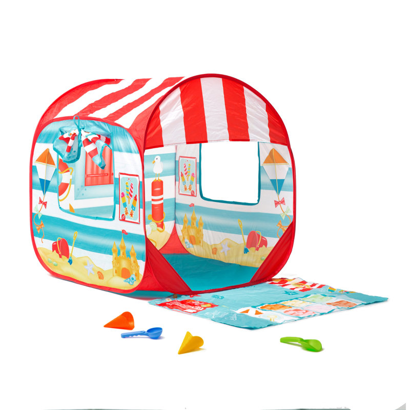 Multi-Color Polyester Pop-Up Beach Tent for Toddlers