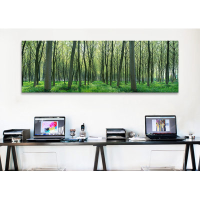 « forest trail chateau-thierry france », reproduction de photo sur toile