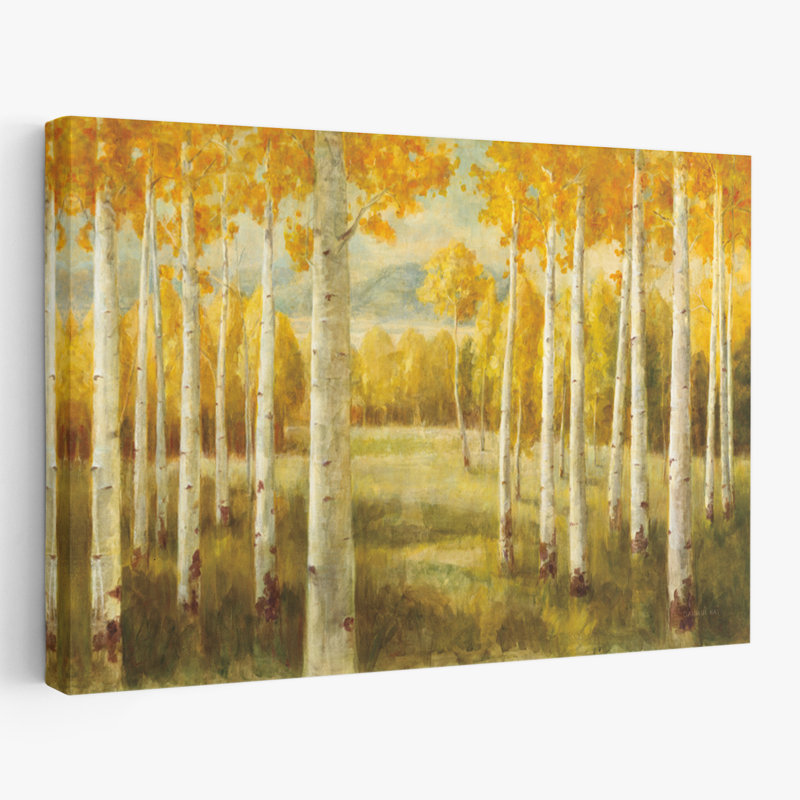 Art automnal et bouleau Aspen Birches, H 24 po x l 36 po