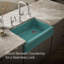 Whitehaven® 33" x 22" Self-Trimming Under-Mount Single-Bowl Kitchen Sink with Tall Apron-98419510
