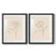 «Floral Contour Study I», reproduction encadrée de qualité supérieure - prête à être accrochée