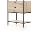 Trey Aasmin Bookshelf - Black Wash Poplar-1110411509