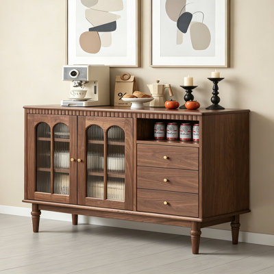Retro multi-functional storage sideboard cabinet