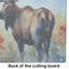 Moose Glass Cutting Board Large