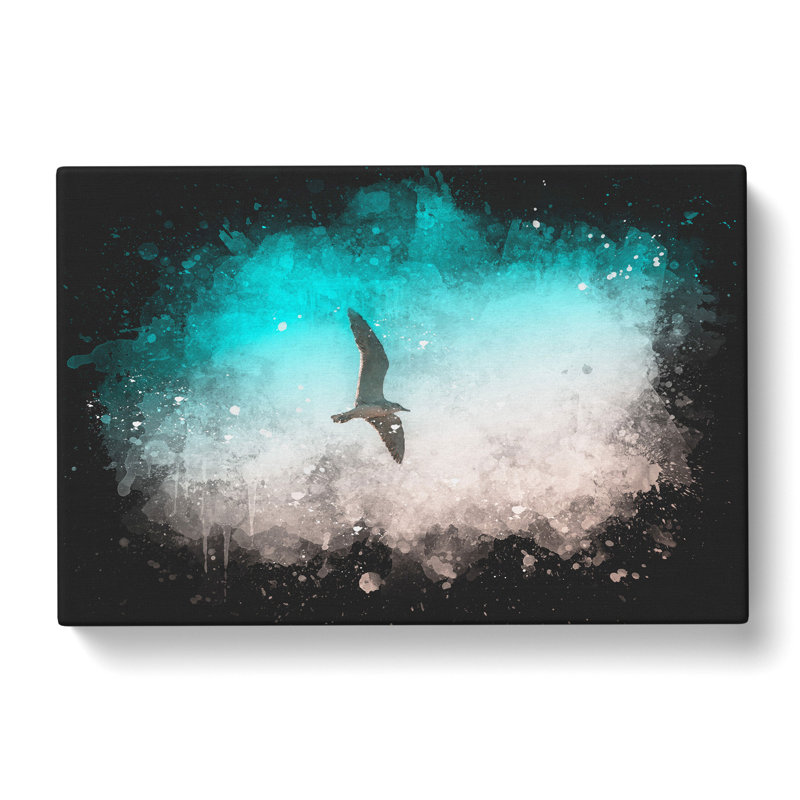 Soaring Seagulls - Wrapped Canvas, 40cm H x 60cm W x 3cm D