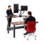 Bureau à hauteur réglable Series L-106735942-106735945