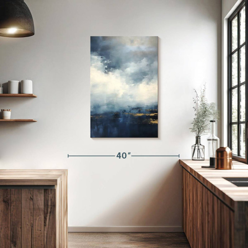 Gilded Clouds I, 36" H x 24" W